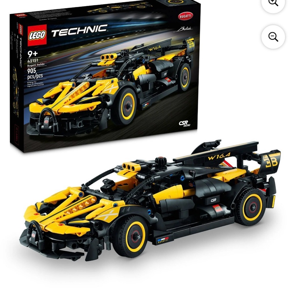 LEGO Technic Bugatti Bolide Race Car Model Building Set, Collectible Sports Car